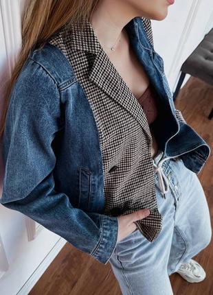 Максимально стильні піджаки 🤩 твід в поєднанні з денімом💔💔💔4 фото