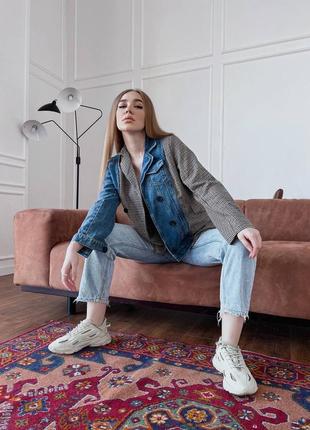 Максимально стильні піджаки 🤩 твід в поєднанні з денімом💔💔💔10 фото