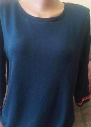 Кофта трикотажная с укороченным рукавом