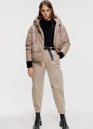 Демисезонная куртка пуффер zara3 фото