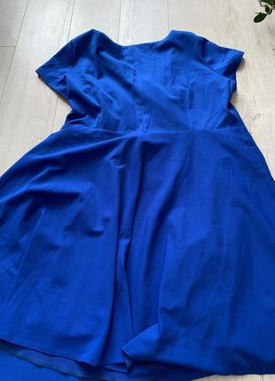 Сукня великий розмір синя сукня