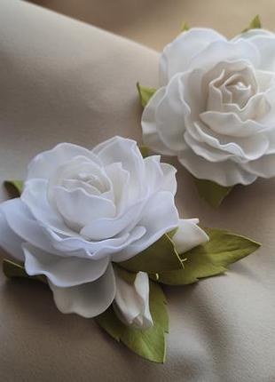 Заколки розы из фоамирана