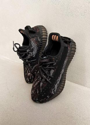 Adidas yeezy boost 350 v2 mx rock новинка трендові кросівки адідас ізі буст унісекс трендова модель весна літо осінь чорні чоловічі кросівки ізі