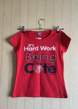 Футболка для девочек на рост 152-158