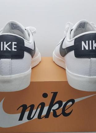 Шикарні шкіряні кросівки, кеди nike blazer low оригінал унісекс4 фото