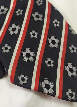 Шелковый галстук. футбол4 фото