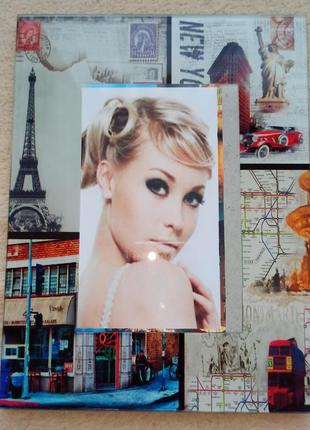 Фоторамка стеклянная.