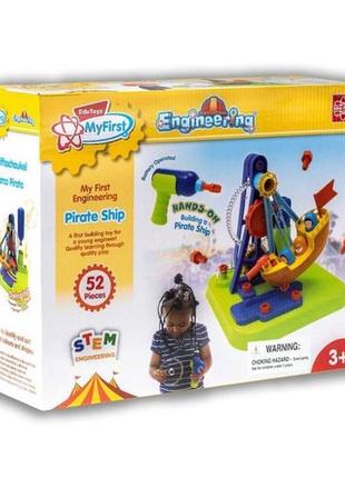 Конструктор edu-toys пиратский корабль с инструментами (js026)2 фото