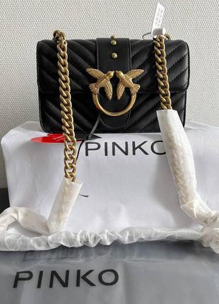 Сумка pinko premium black чорна 10