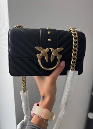 Сумка pinko premium black чорна 9