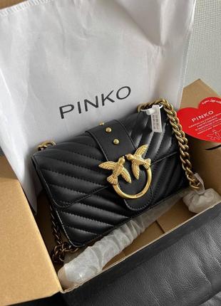 Сумка pinko black premium черная2 фото