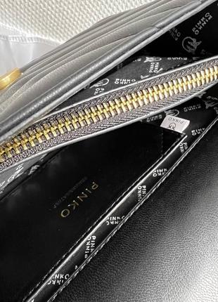 Сумка pinko premium black чорна 8