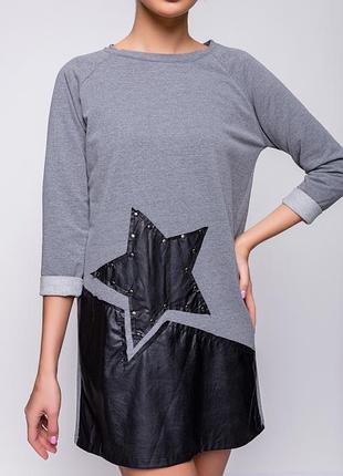 Платье, туника, джемпер, свитшот, хлопок, одежда из италии, скидки