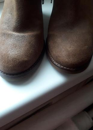 Шкіряні черевики на платформі4 фото