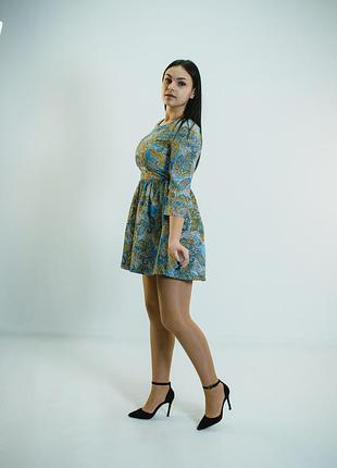 Сукня з принтом2 фото