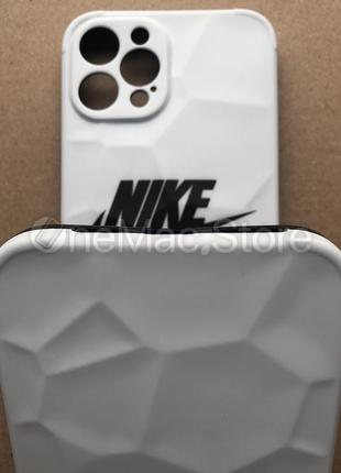 Чехол nike 3d для iphone 12 pro max (белый/white)4 фото