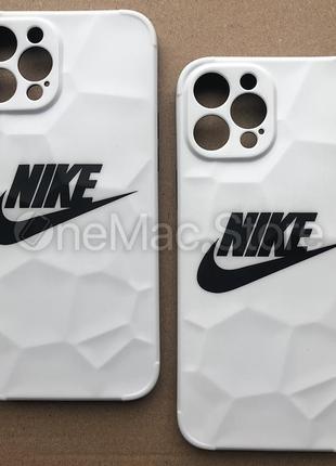 Чехол nike 3d для iphone 12 pro max (белый/white)1 фото