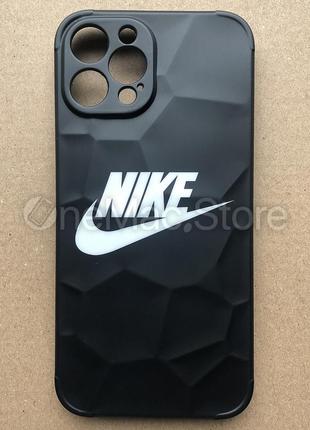 Чехол nike 3d для iphone 12 pro max (черный/black)2 фото