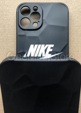 Чехол nike 3d для iphone 12 pro max (черный/black) 4