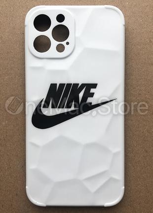 Чехол nike 3d для iphone 12 pro (белый/white)2 фото