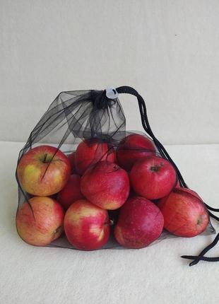 Эко пакет замена пакетов из сетки , торбочка для фруктов1 фото