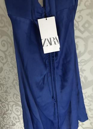 Плаття zara в білизняному стилі2 фото