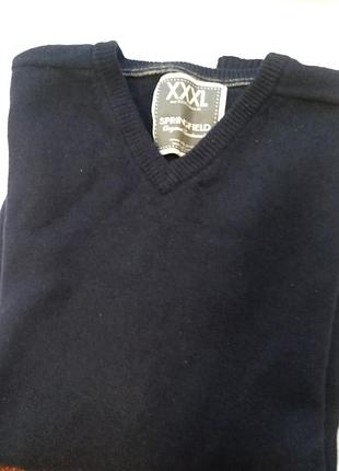 Пуловер добротный,теплый 100% шерсть 6