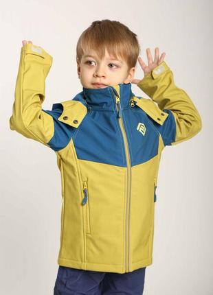 Демісезонна дитяча куртка в патріотичних кольорах р.110-134