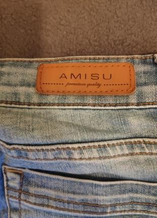 Голубые джинсы amisu3 фото