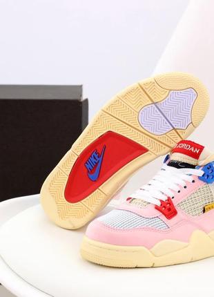 Код 14125 жіночі ультра модні кросівки nike air jordan 4