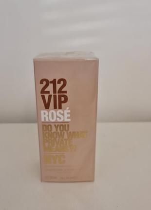 Парфюмированая вода carolina herrera 212 vip rose1 фото