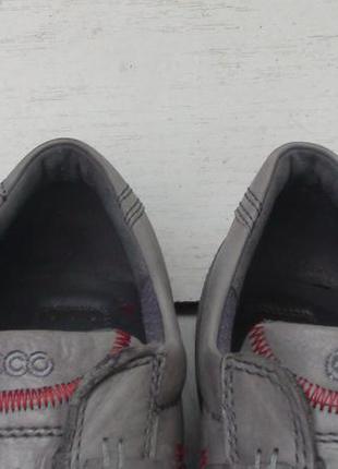Ecco - шкіряні туфлі-кросівки3 фото