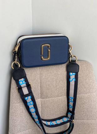 Marc jacobs logo blue white