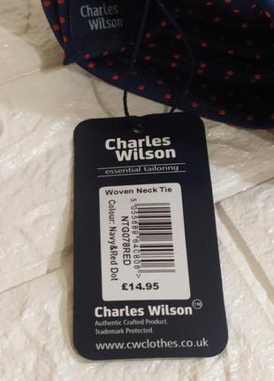 Новий брендовий краватка charles wilson.2 фото