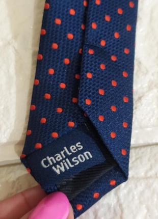 Новий брендовий краватка charles wilson.6 фото