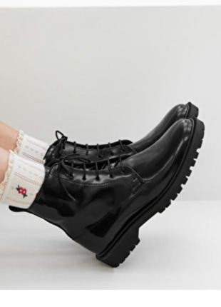 Ботинки, демисезонные, 37 размер, кожа