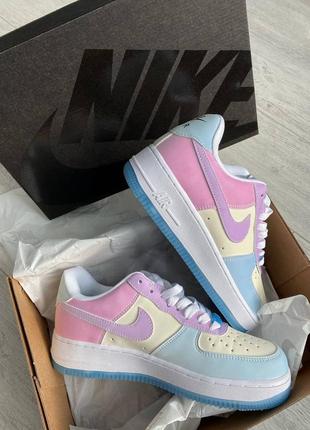 ☀️nike air force 1 changing color брендовые яркие кроссовки найк форс меняют цвет на солнце тренд весна осень новинка кросівки міняють колір2 фото