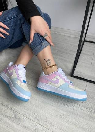 ☀️nike air force 1 changing color брендовые яркие кроссовки найк форс меняют цвет на солнце тренд весна осень новинка кросівки міняють колір4 фото