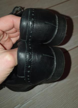 Туфлі шкіряні дитячі marks&spencer, унісекс 34р4 фото