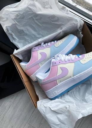 ☀️nike air force 1 color changing брендові яскраві кросівки найк форс змінюють колір на сонці натуральна шкіра демисезон3 фото