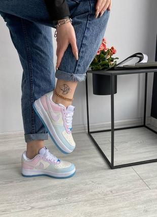 ☀️nike air force 1 color changing брендові яскраві кросівки найк форс змінюють колір на сонці натуральна шкіра демисезон6 фото