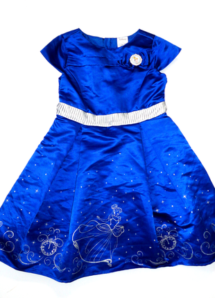 Нарядное платье disney принцесса 7-8 лет (пог 36, дл.72)