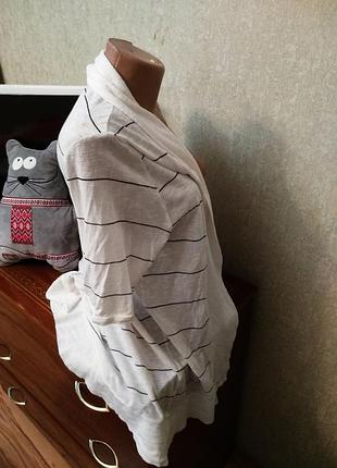 Стильный брендовый кардиган накидка натуральный коттон, m-l xl xxl6 фото