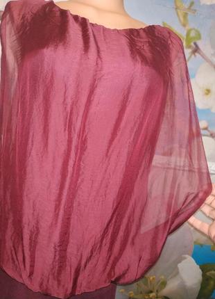 Шелковая блуза или платье италия 12-162 фото
