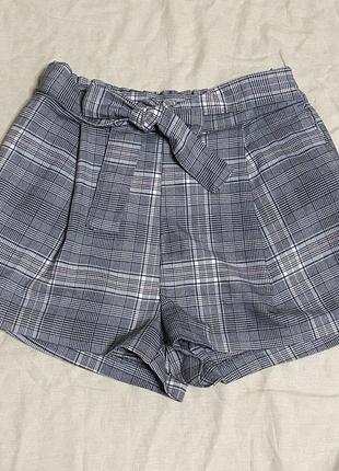 Мини шорты в клетку h&m