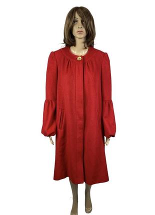 Шикарное пальто из ангоры с шерстью gai mattiolo