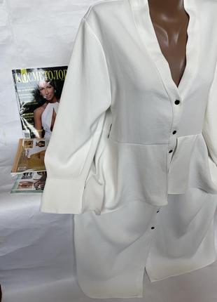Стильне біле плаття zara 2