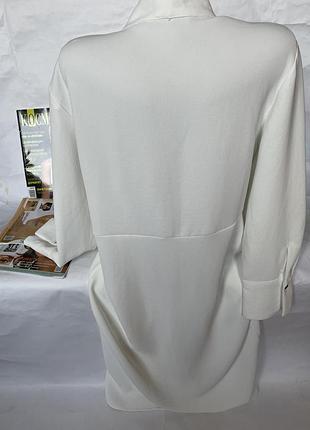 Стильне біле плаття zara 3