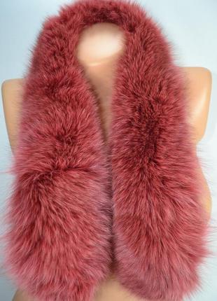Красивий шарф комір з натурального хутра песця 1000 пар взуття тут!