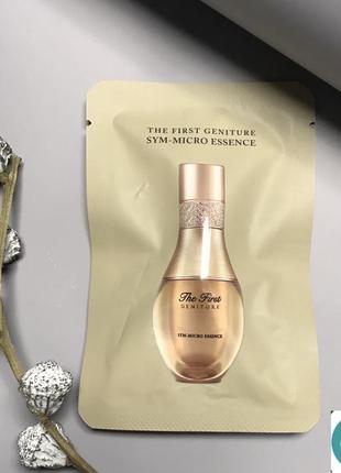 O hui first sim micro essence 4ml, эссенция с пробиотиками новинка